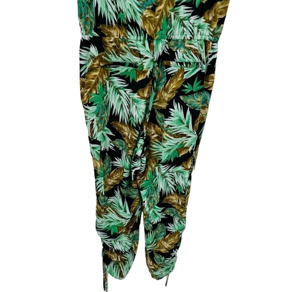 Ralph Lauren Womens Neila Jumpsuit Green tropical sleeveless size 14 new $198 - Picture 11 of 14